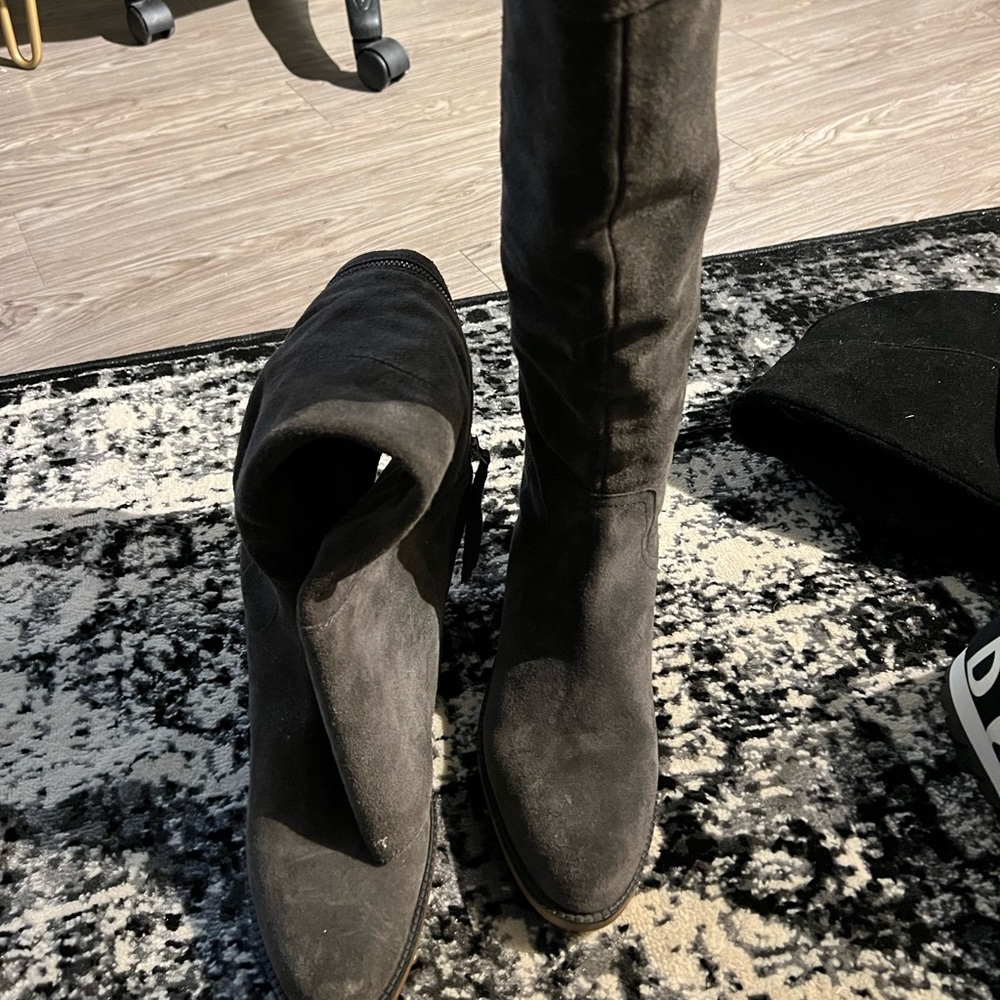 Like new Franco Sarto over the knee suede boots